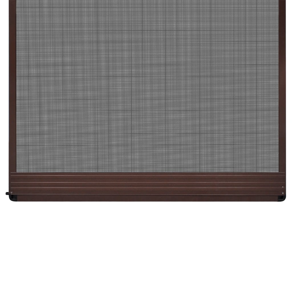 vidaXL Saranoitu ruskea hyönteisverkko oviin 100 x 215 cm