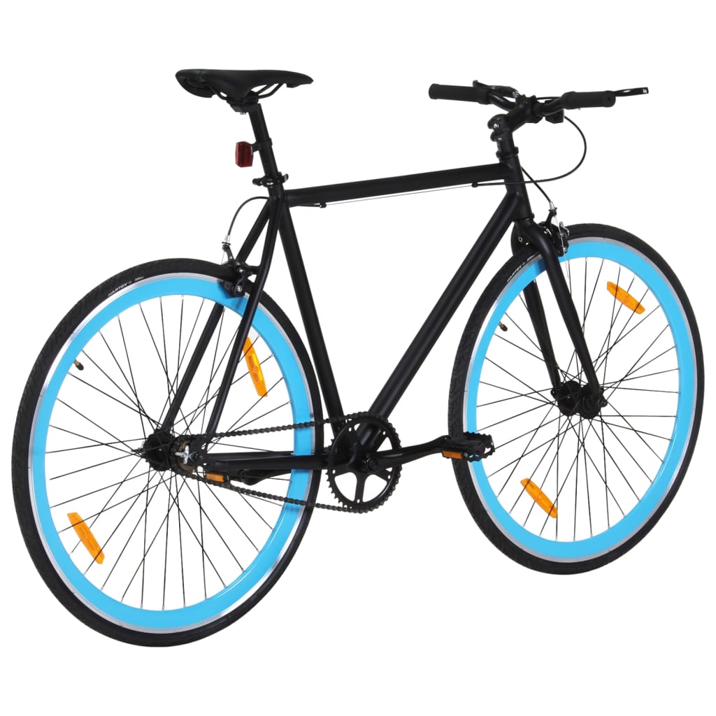 vidaXL Polkupyörä vaihteeton musta ja sininen 700c 51 cm