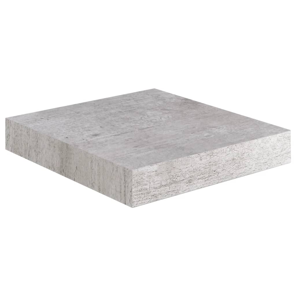 vidaXL Kelluvat seinähyllyt 4 kpl betoninharmaa 23x23,5x3,8 cm MDF