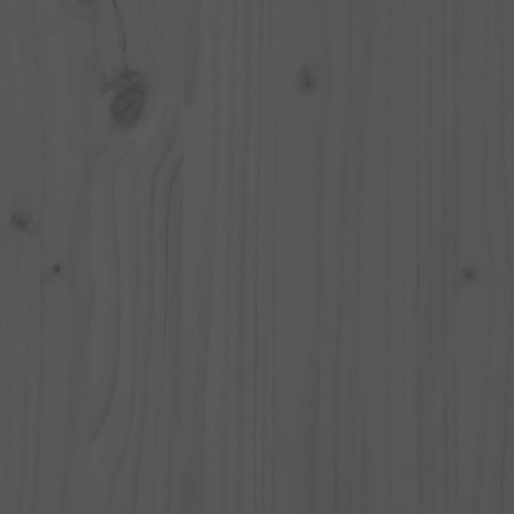 vidaXL Ulkorahi harmaa 120x80 cm täysi mänty