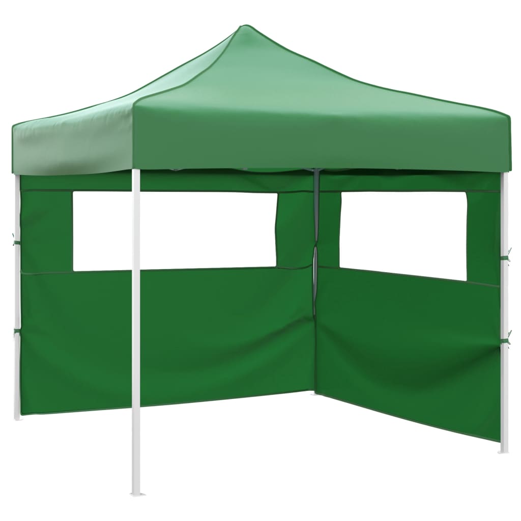 vidaXL kokoontaitettava teltta 2:lla seinällä 3x3 m vihreä