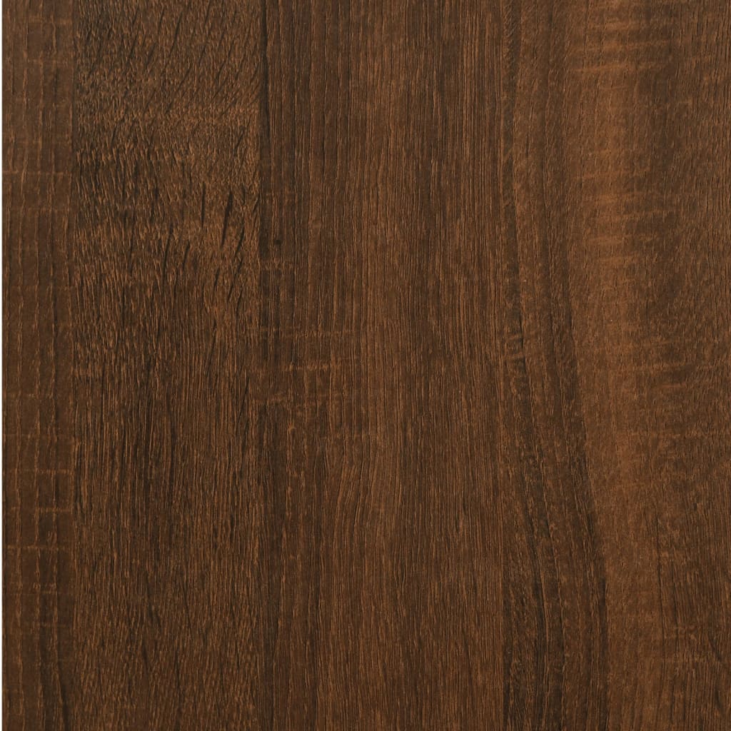 vidaXL Yöpöytä ruskea tammi 40x35x70 cm tekninen puu