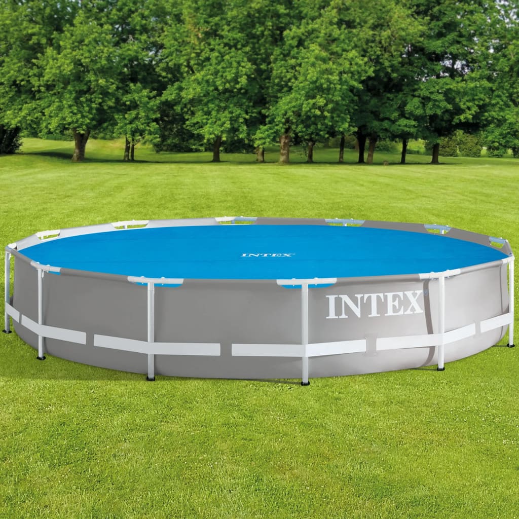 Intex Uima-altaan aurinkoenergiasuoja sininen 348 cm polyeteeni