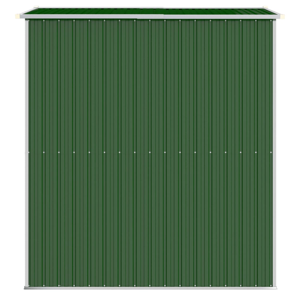 vidaXL Puutarhavaja vihreä 192x191x223 cm galvanoitu teräs