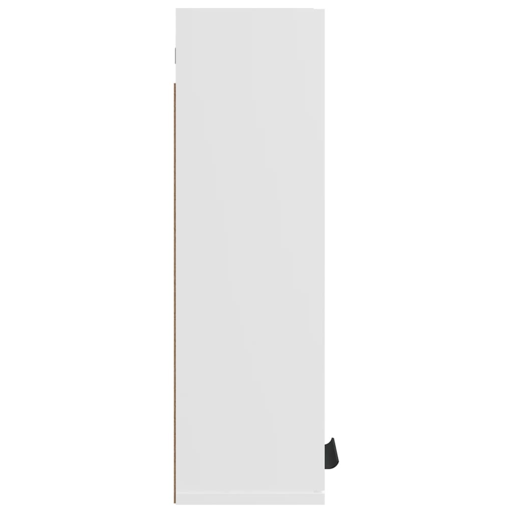 vidaXL Seinäkiinnitettävä kylpyhuoneen kaappi valkoinen 32x20x67 cm