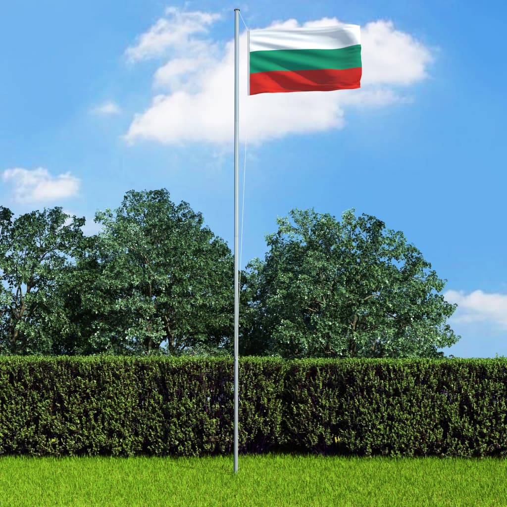 vidaXL Bulgarian lippu ja tanko alumiini 4 m