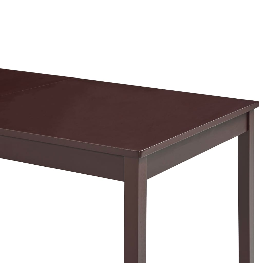vidaXL Ruokapöytä tummanruskea 180x90x73 cm mänty