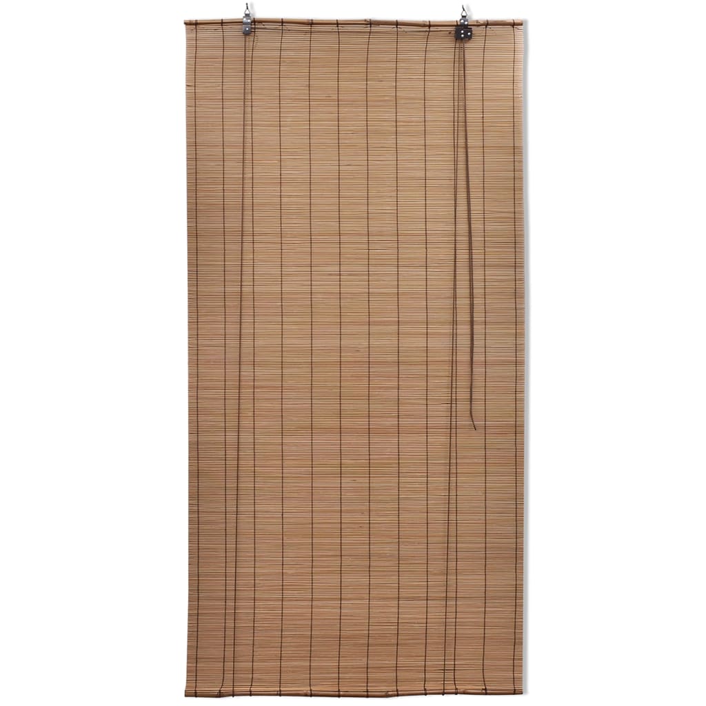 vidaXL Ruskeat bambu rullaverhot 140 x 160 cm