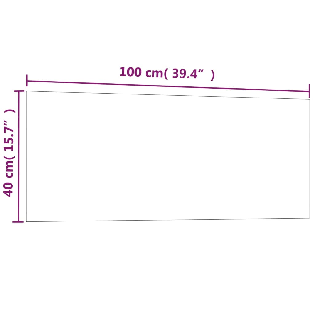 vidaXL Seinäkiinnitteinen magneettitaulu valkoinen 100x40 cm lasi