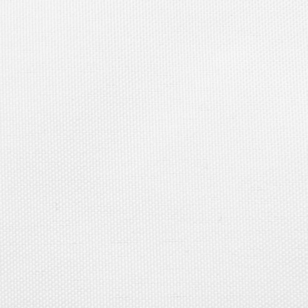 vidaXL Aurinkopurje Oxford-kangas puolisuunnikas 3/4x3 m valkoinen