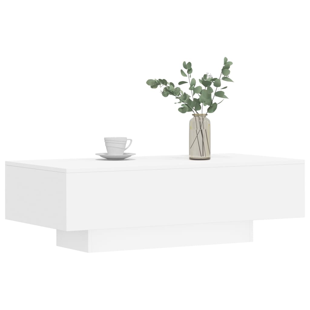 vidaXL Sohvapöytä valkoinen 100x49,5x31 cm tekninen puu
