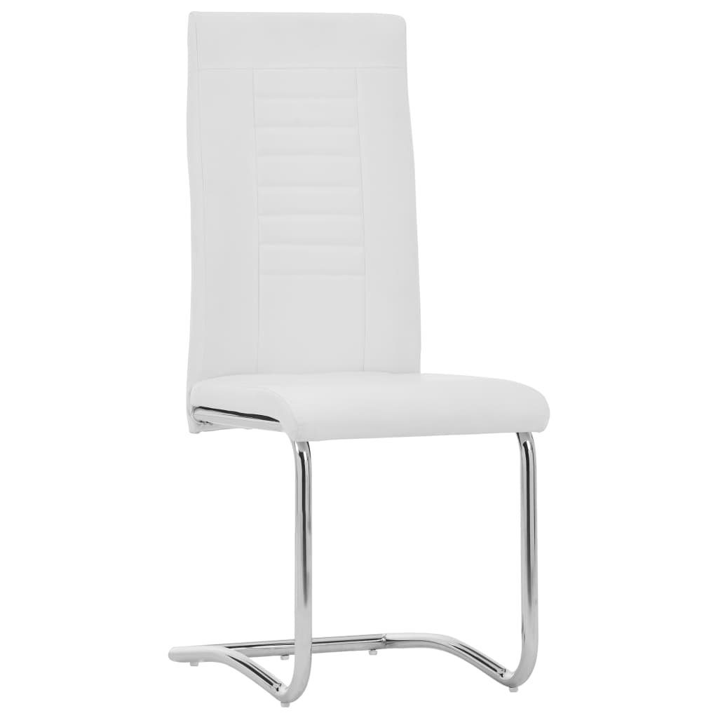 Accor King Lear material vidaXL Takajalattomat ruokapöydän tuolit 2 kpl valkoinen keinonahka |  vidaXL.fi