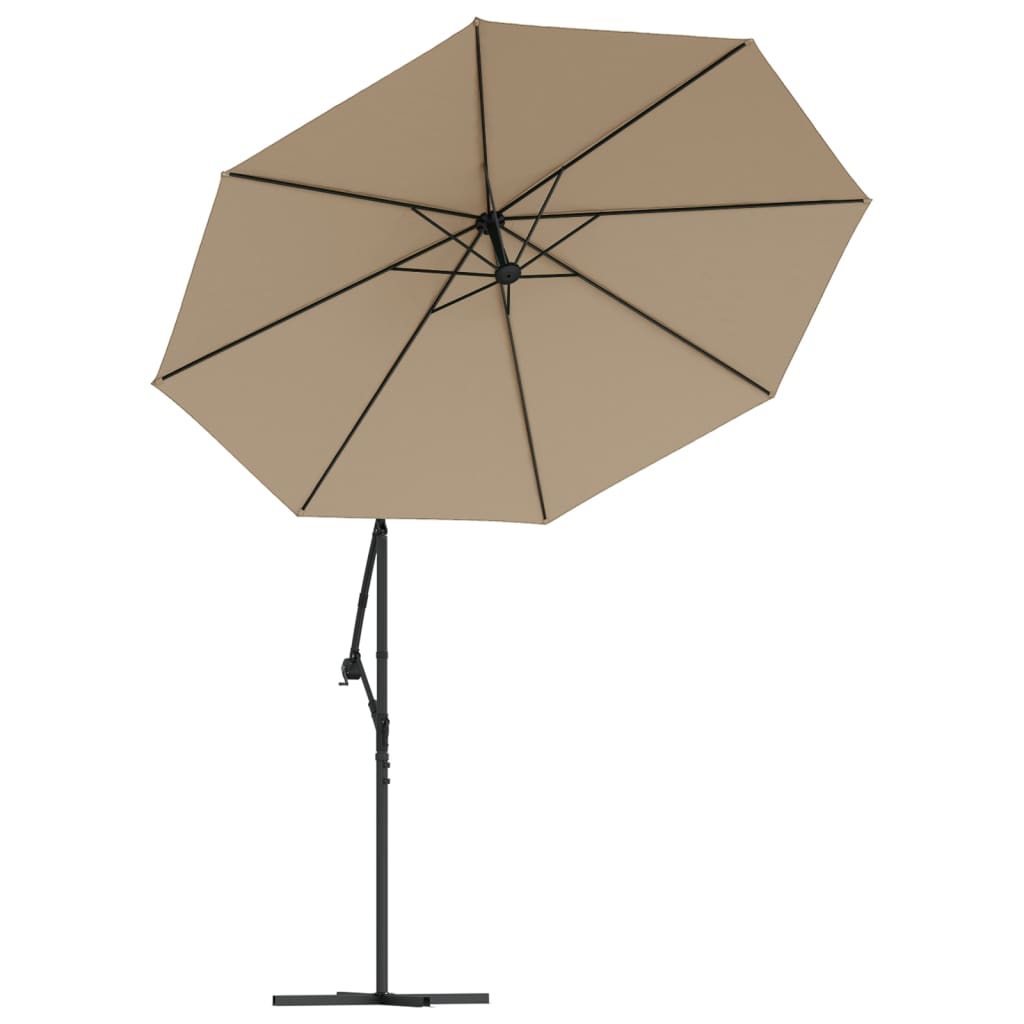 vidaXL Aurinkovarjon vaihtokangas taupe 300 cm
