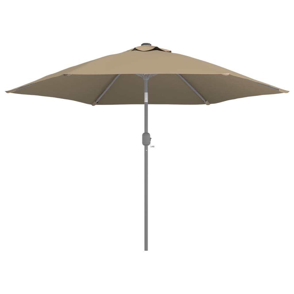 vidaXL Aurinkovarjon vaihtokangas harmaanruskea 300 cm