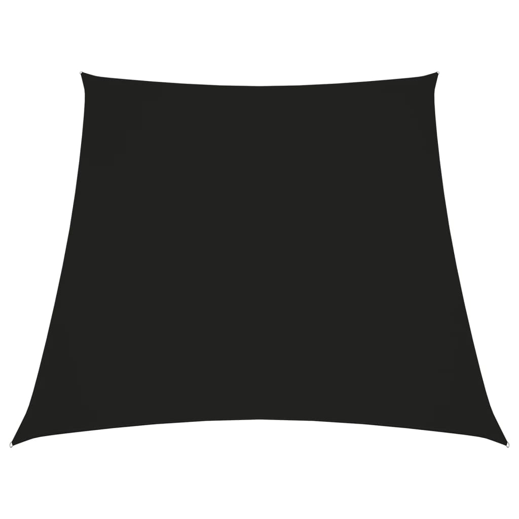 vidaXL Aurinkopurje Oxford-kangas puolisuunnikas 3/5x4 m musta