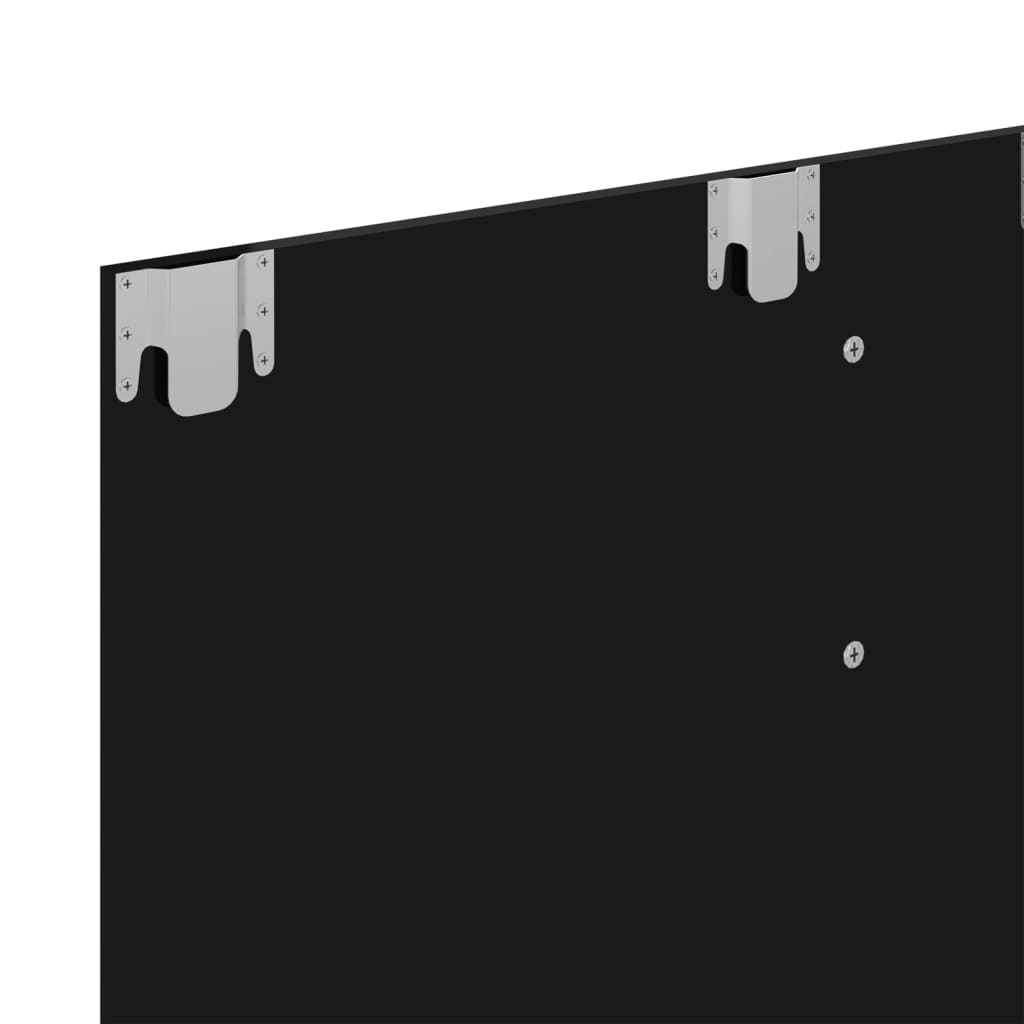 vidaXL TV-taso seinälle korkeakiilto musta 120x23,5x90 cm lastulevy