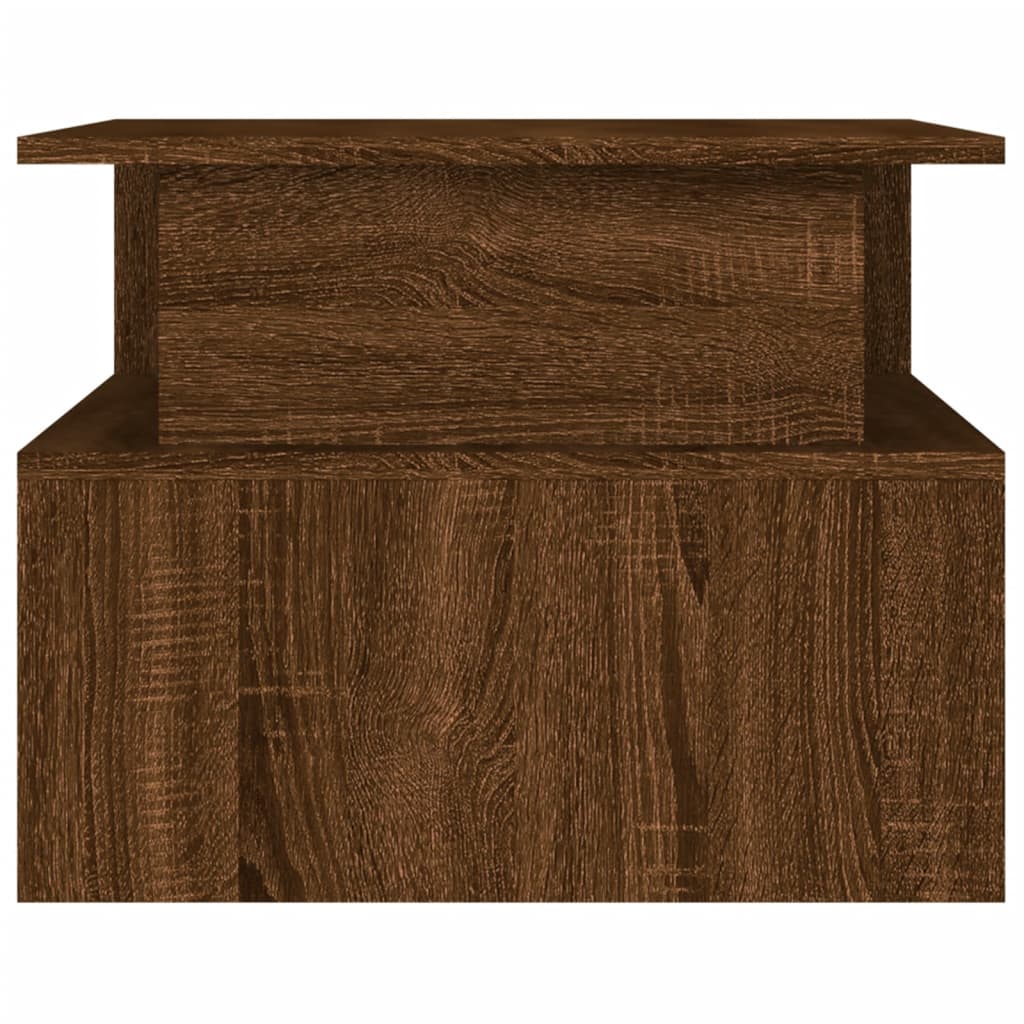 vidaXL Sohvapöytä ruskea tammi 90x55x42,5 cm tekninen puu