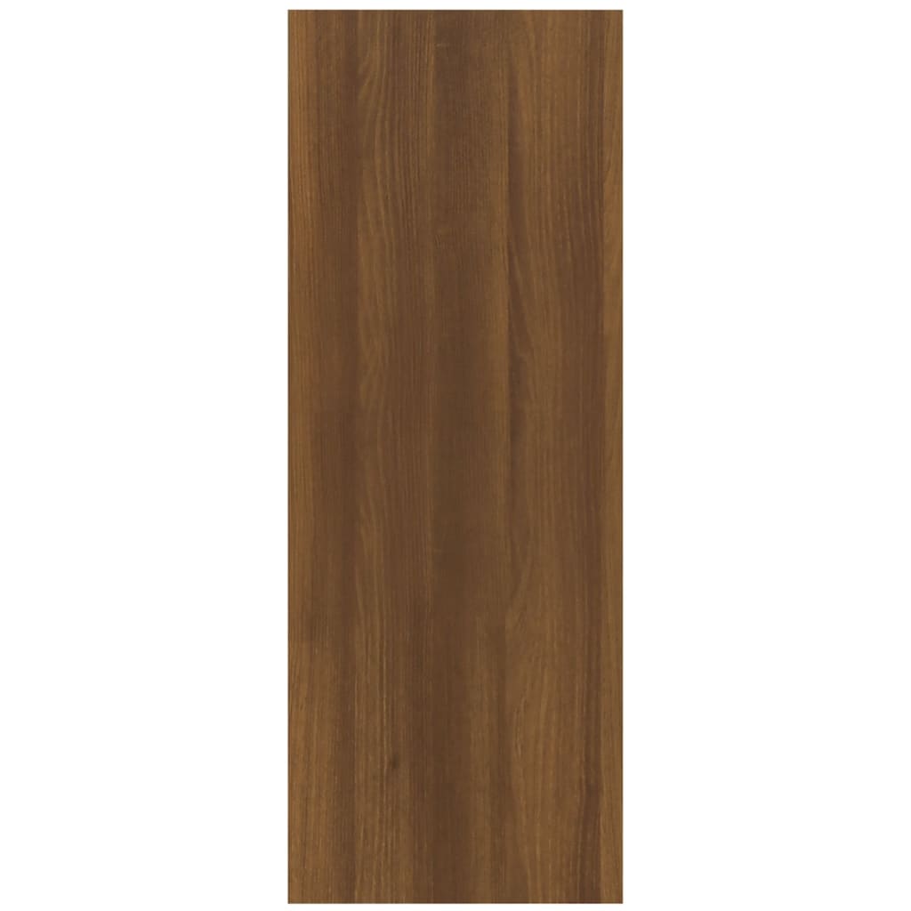 vidaXL Konsolipöytä ruskea tammi 78x30x80 cm tekninen puu