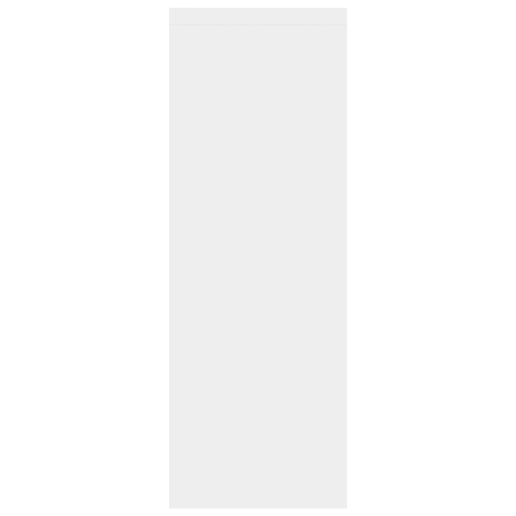 vidaXL Seinähylly valkoinen 45,1x16x45,1 cm lastulevy