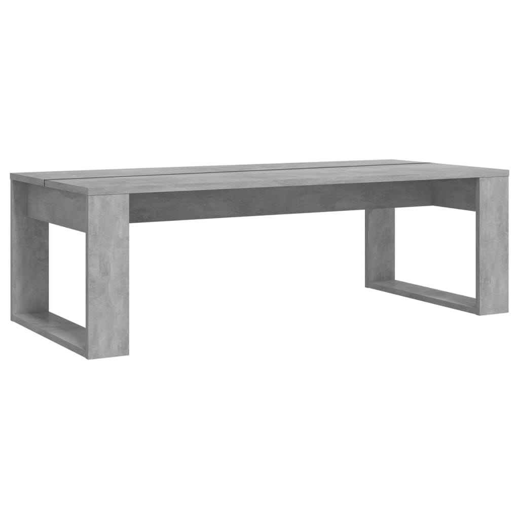 vidaXL Sohvapöytä betoninharmaa 110x50x35 cm tekninen puu