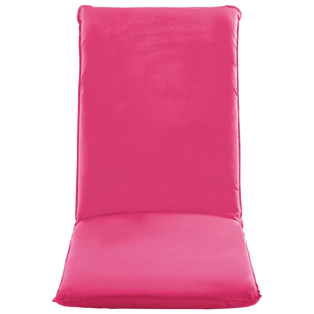 vidaXL Kokoontaittuva aurinkotuoli Oxford kangas pinkki