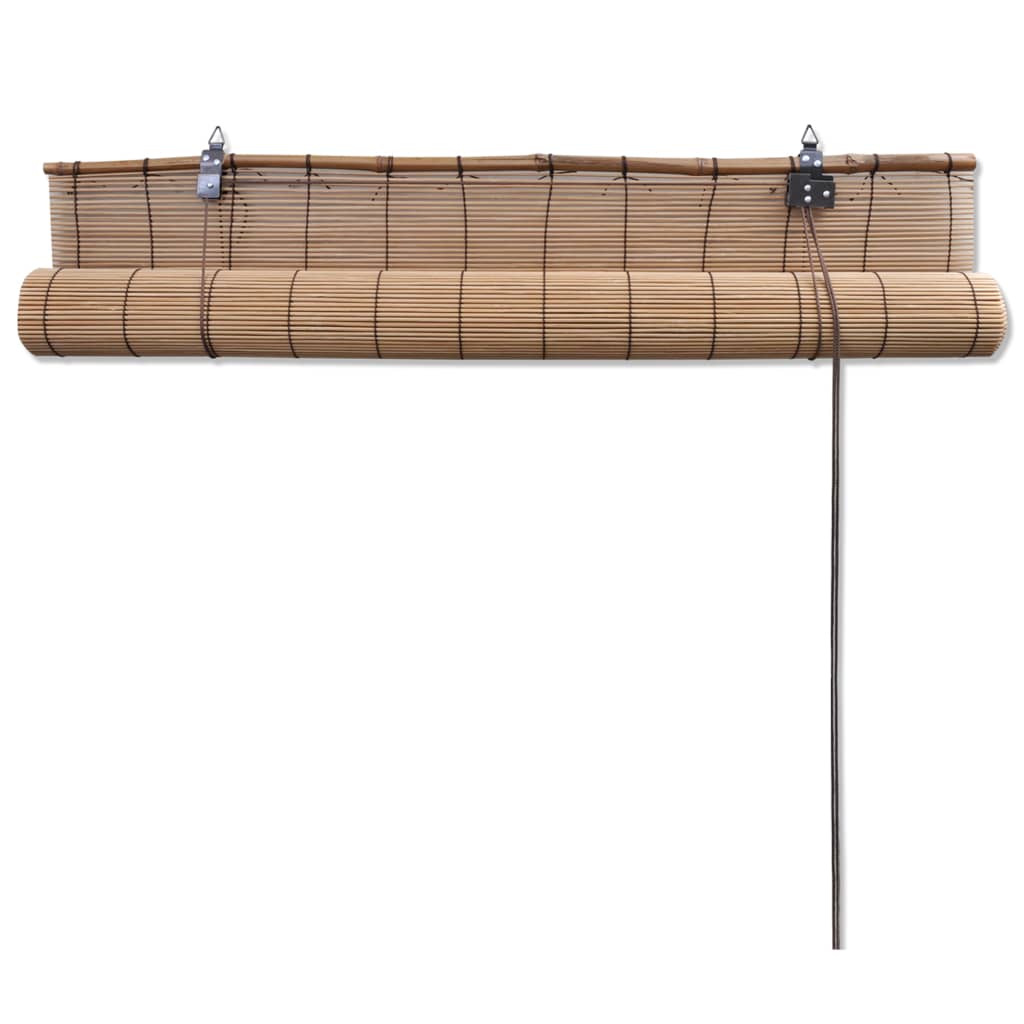 vidaXL Rullaverho bambu 150x160 cm ruskea
