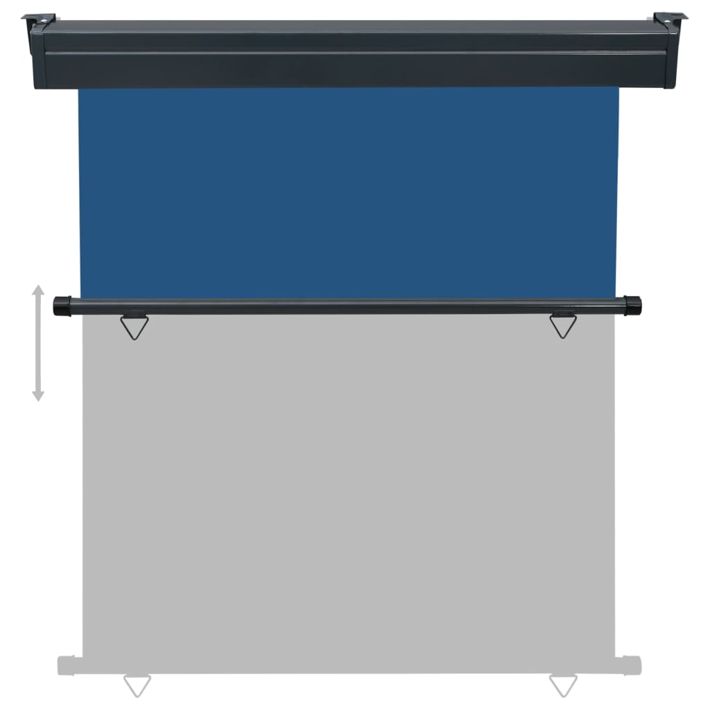 vidaXL Parvekkeen sivumarkiisi 170x250 cm sininen