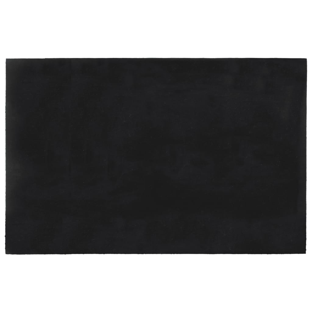 vidaXL Ovimatto tummanharmaa 65x100 cm tuftattu kookos