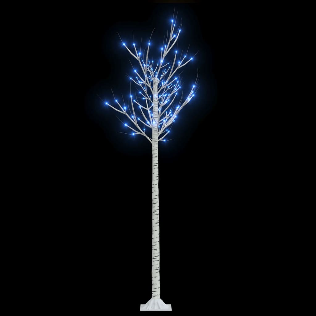 vidaXL Joulukuusi 180 LED 1,8 m sininen paju ulos/sisälle