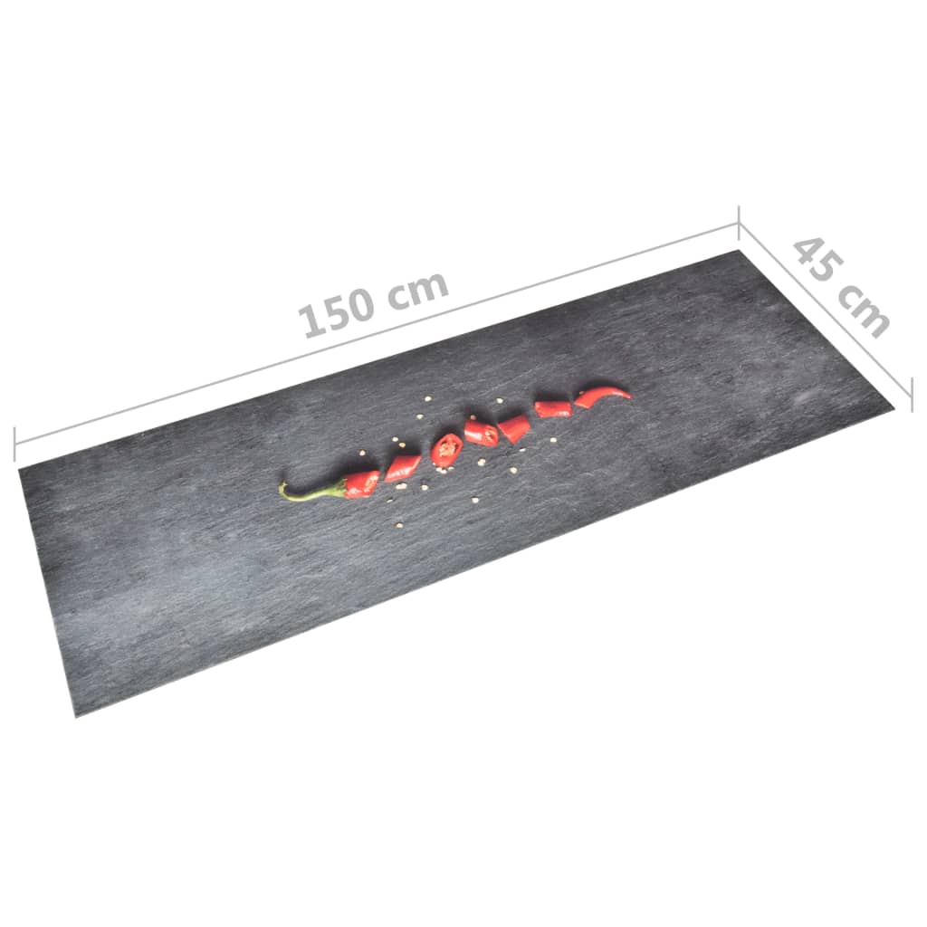 vidaXL Keittiön pestävä lattiamatto Pepper 45x150 cm