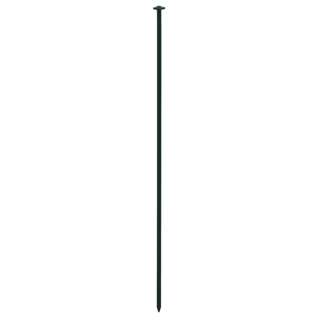 vidaXL Puutarha-aitasarja kaareva 77,3x26 cm vihreä