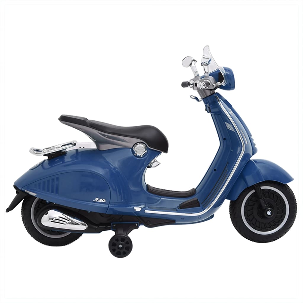 vidaXL Sähkömoottoripyörä lapsille Vespa GTS300 sininen