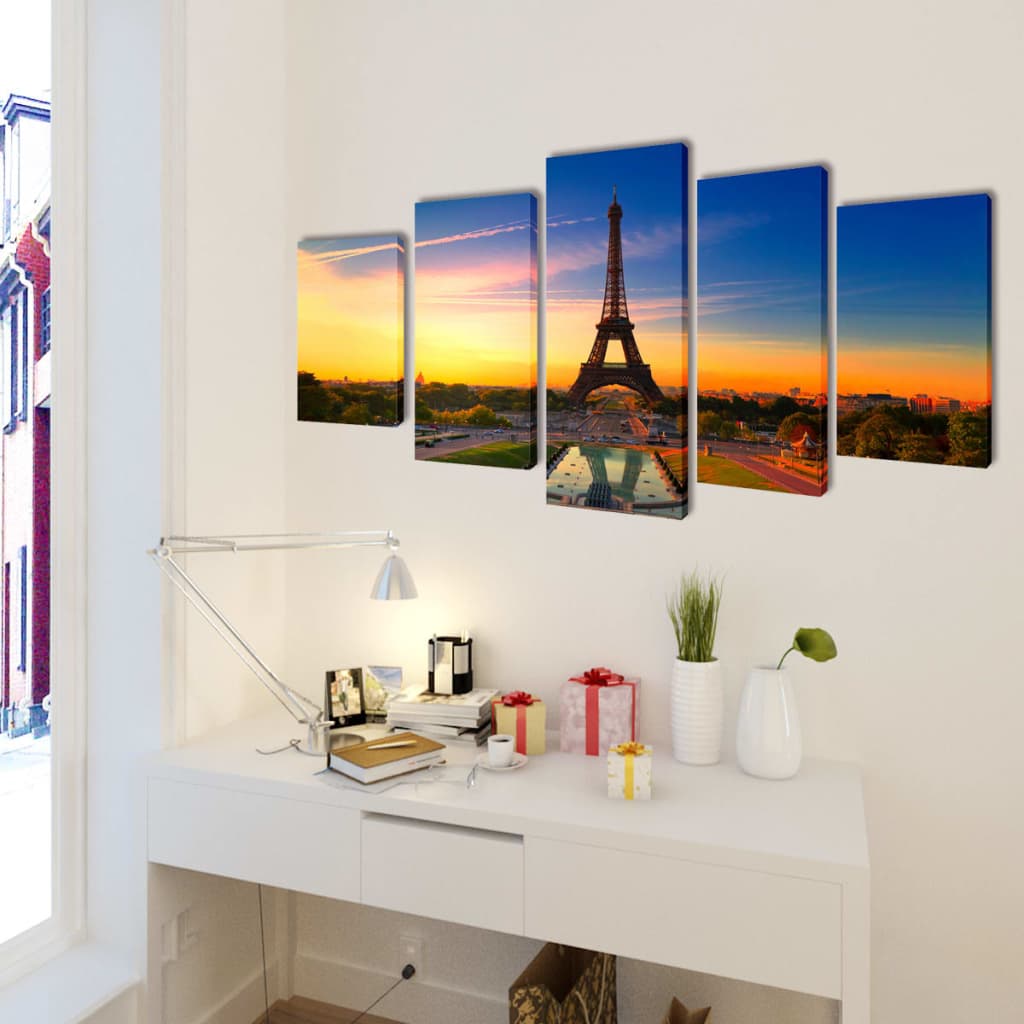 Taulusarja Eiffel Torni 100 x 50 cm