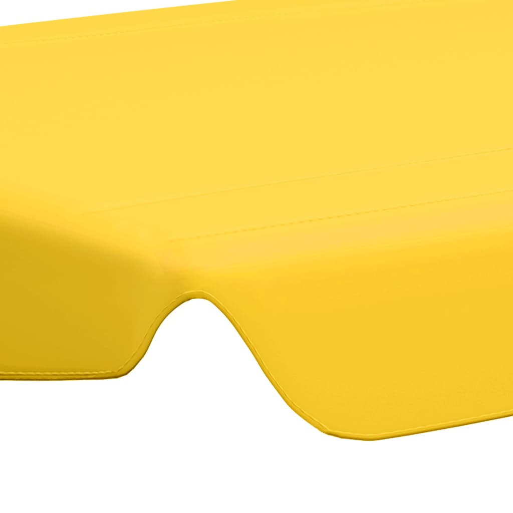 vidaXL Vaihtokatos puutarhakeinuun keltainen 188/168x145/110 cm