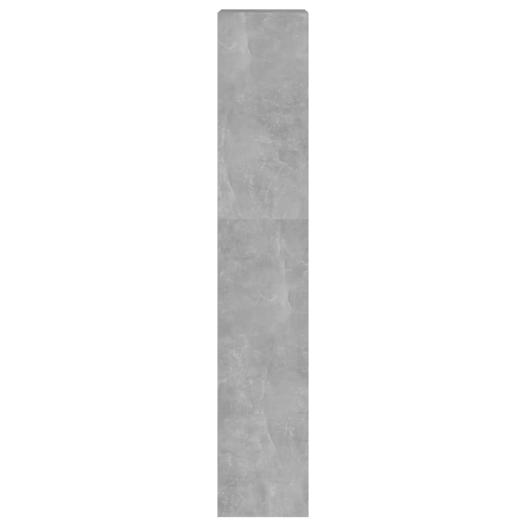 vidaXL Kirjahylly/tilanjakaja betoninharmaa 40x30x166 cm