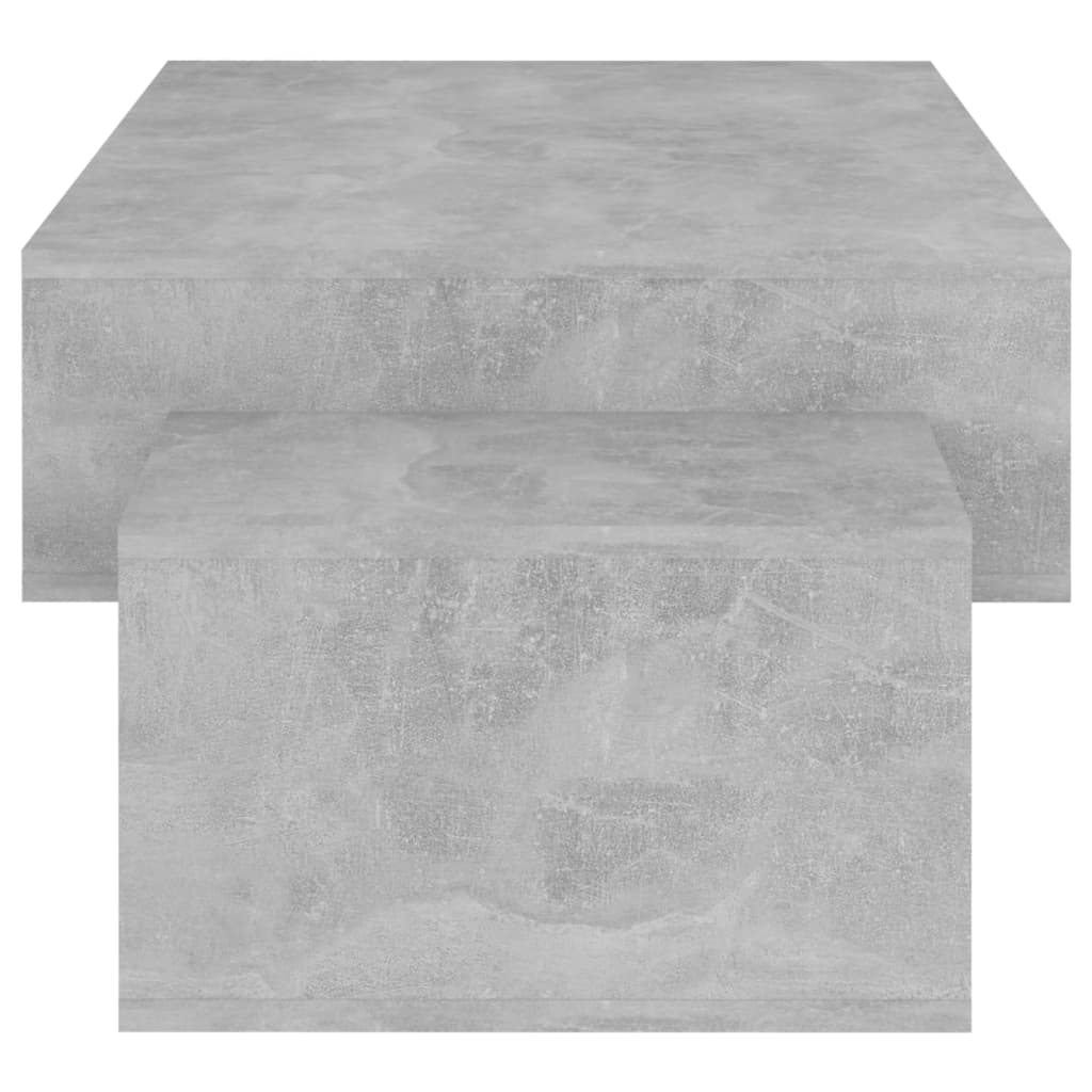 vidaXL Sohvapöytä betoninharmaa 105x55x32 cm lastulevy