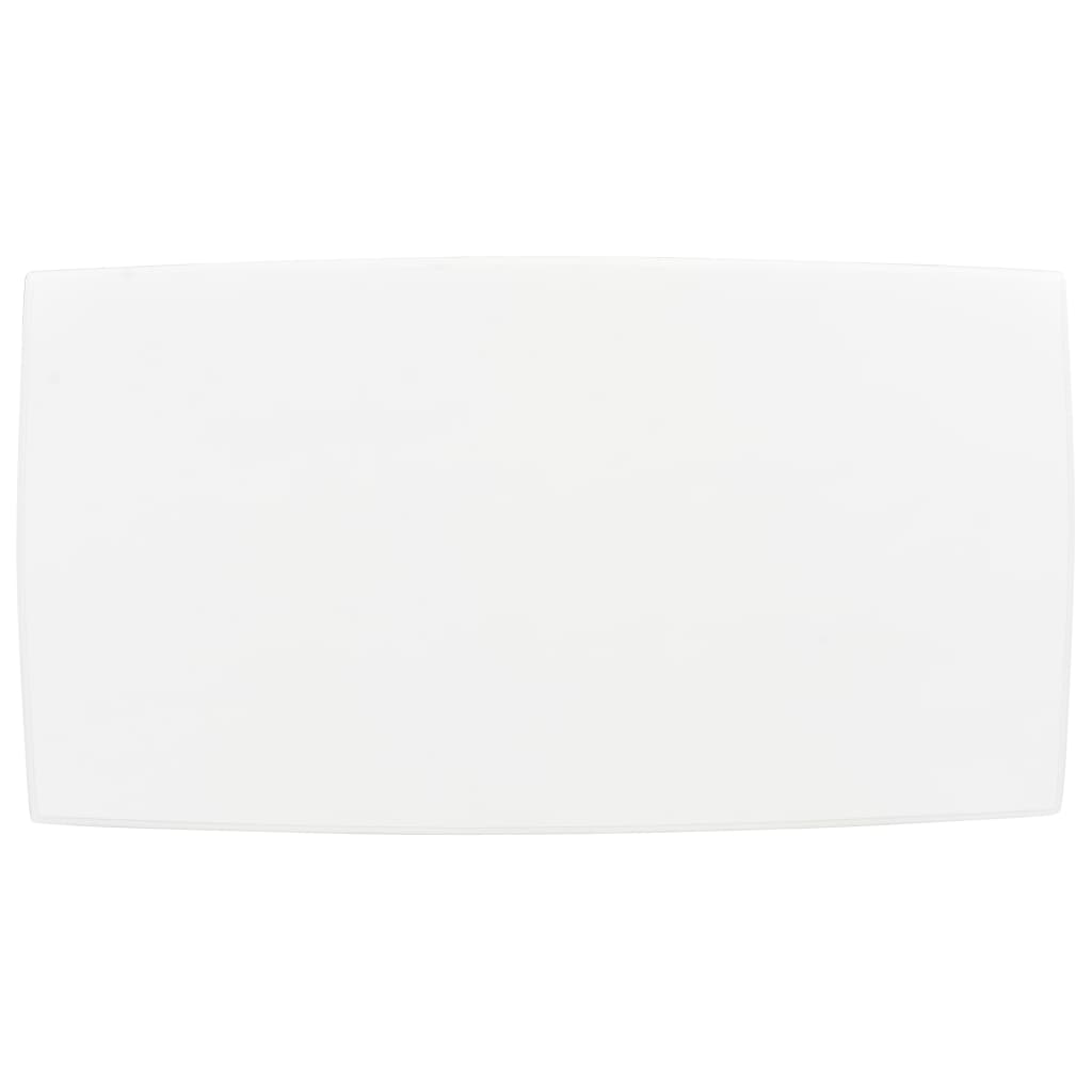 vidaXL Sohvapöytä valkoinen 110x60x40 cm täysi mänty