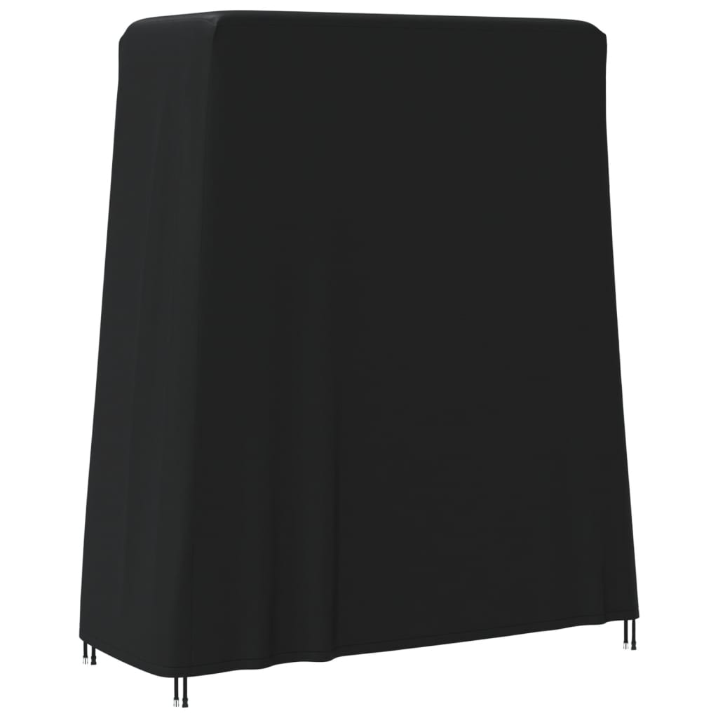 vidaXL Pingispöydän suojus musta 165x70x185 cm 420D Oxford