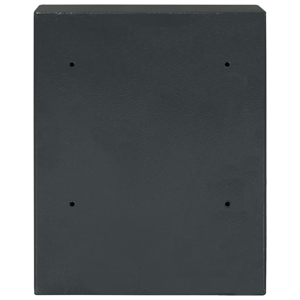 vidaXL Avainkaappi tummanharmaa 30x10x36,5 cm