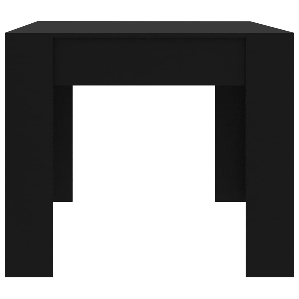 vidaXL Ruokapöytä musta 180x90x76 cm lastulevy