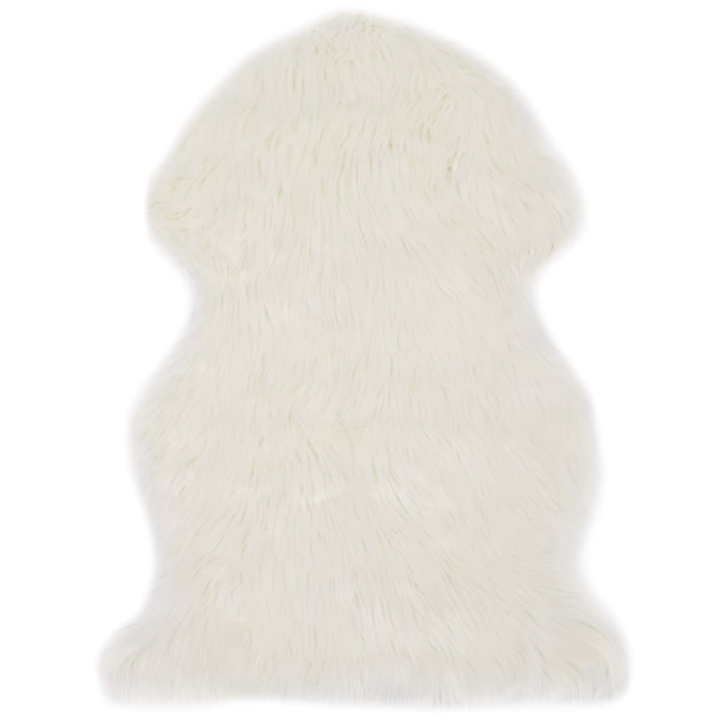 vidaXL Matto 60x90 cm keinotekoinen lampaannahka valkoinen