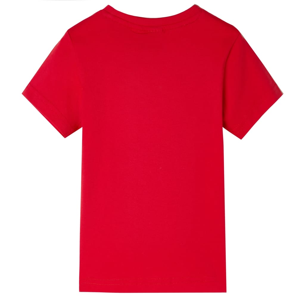 Lasten T-paita punainen 92