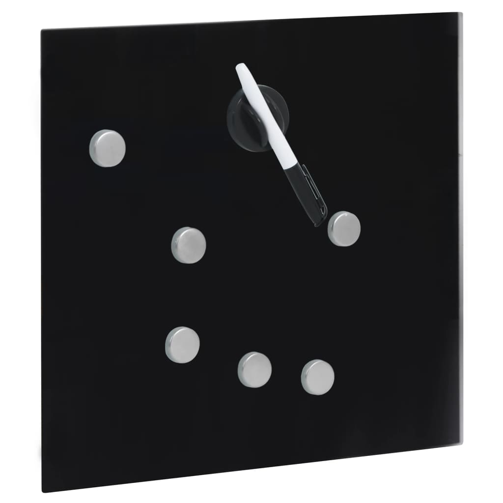 vidaXL Magneettinen avainkaappi musta 35x35x5,5 cm