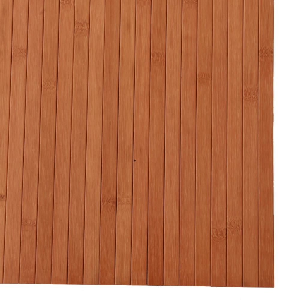 vidaXL Matto suorakaide ruskea 80x400 cm bambu