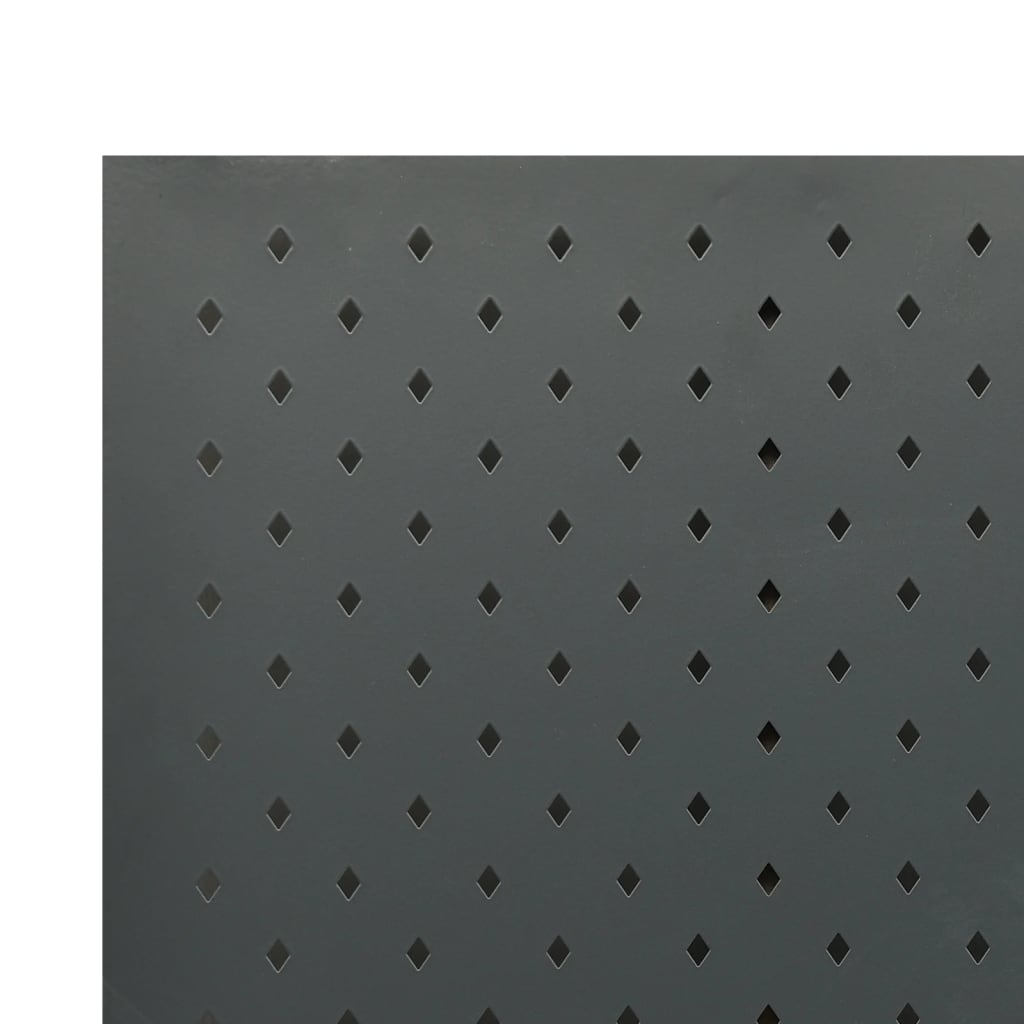 vidaXL 4-Paneelinen tilanjakaja 160x180 cm antrasiitti teräs