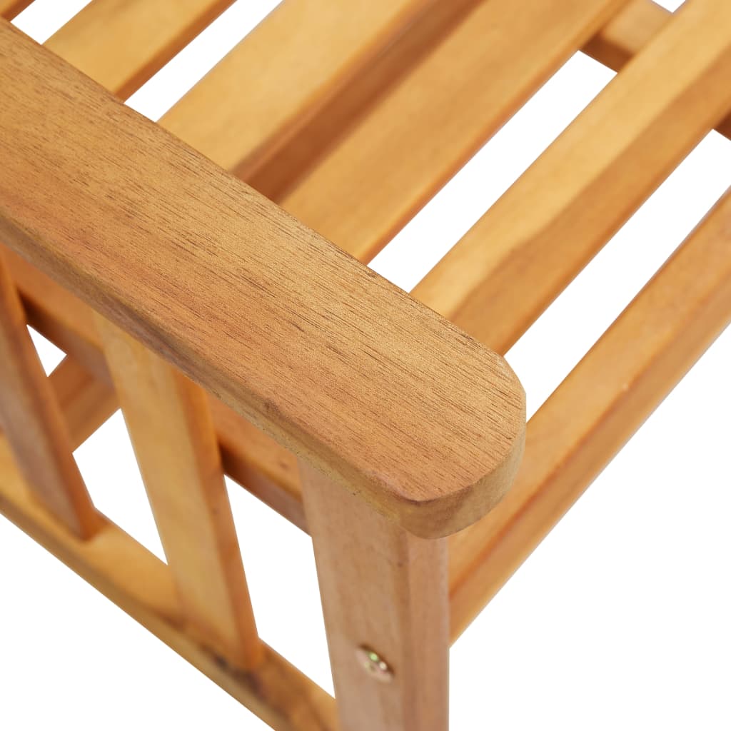 vidaXL Puutarhatuolit teepöydällä 159x61x92 cm täysi akaasiapuu