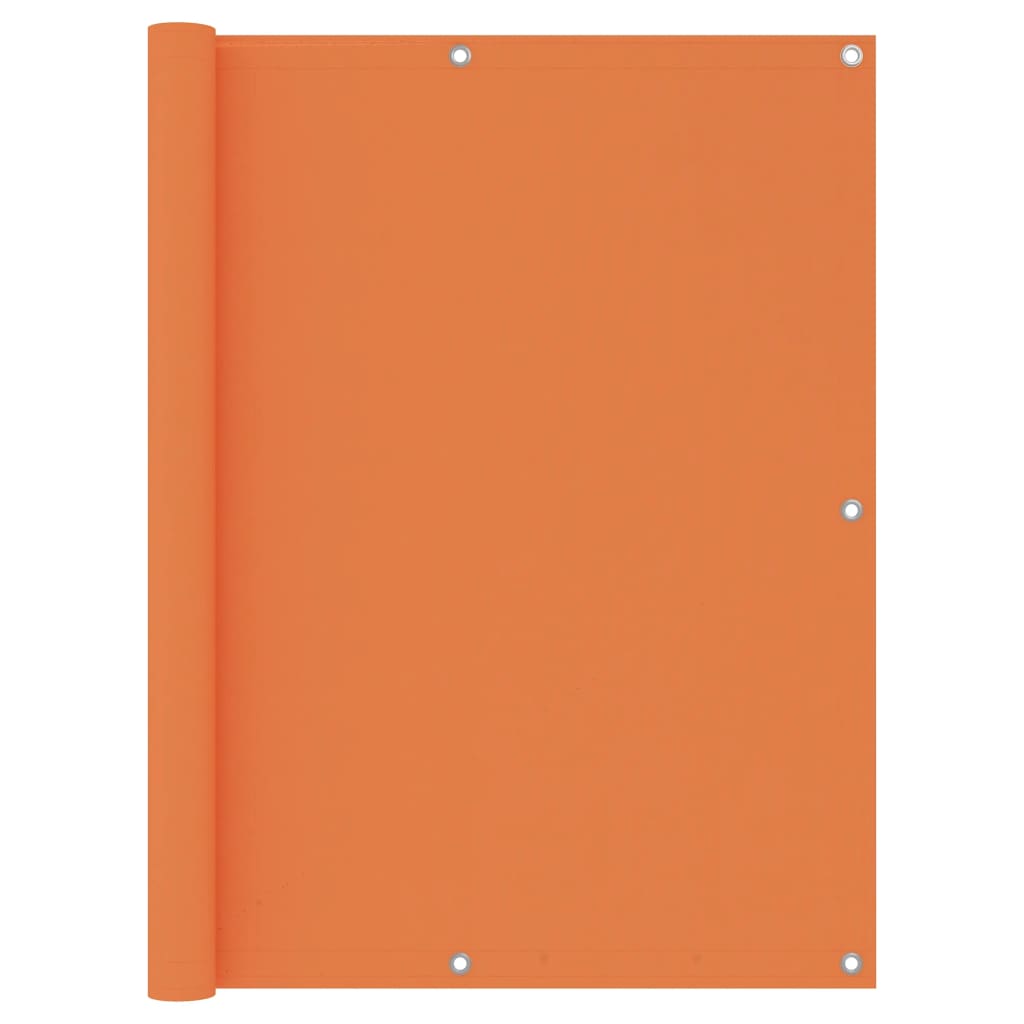 vidaXL Parvekkeen suoja oranssi120x300 cm Oxford kangas