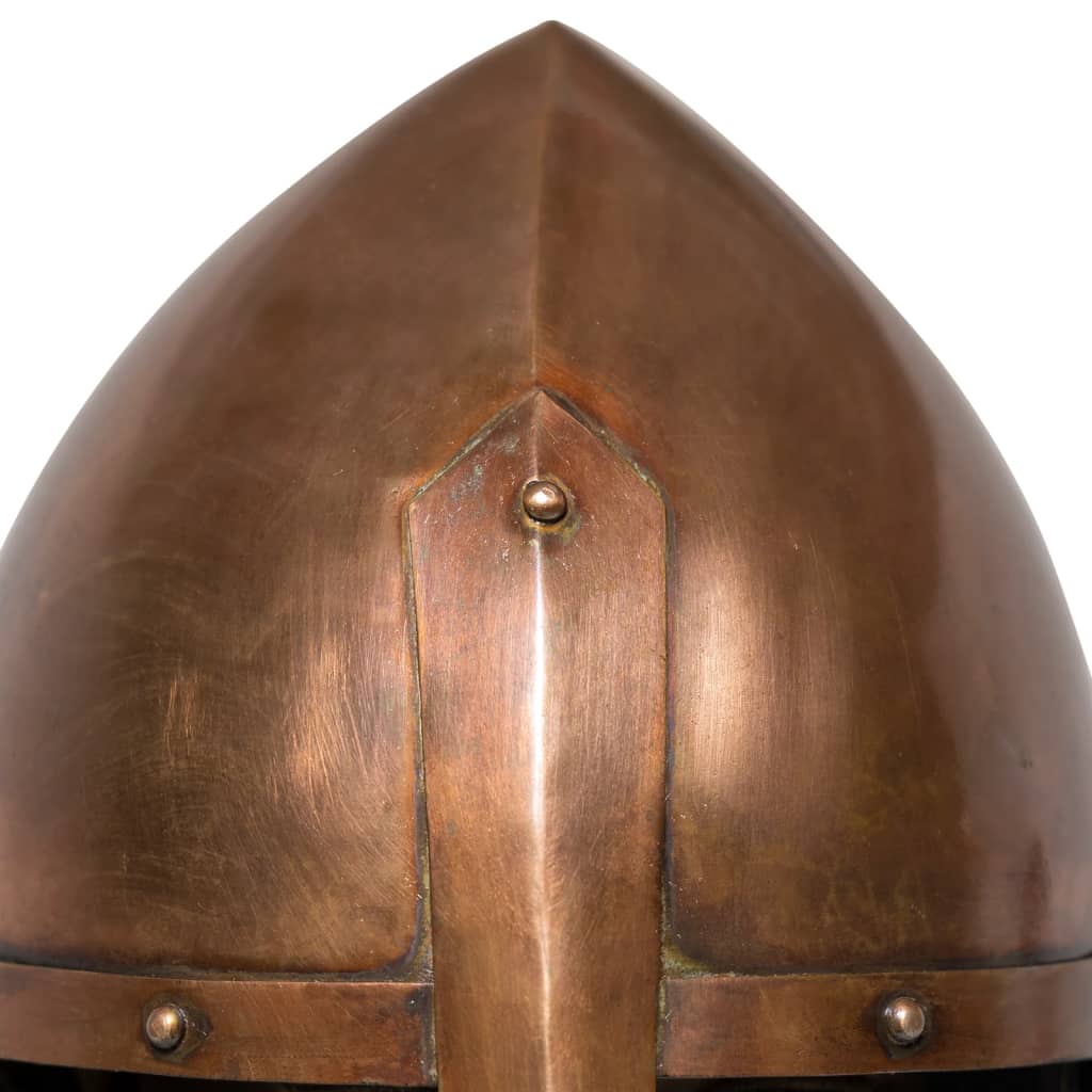 vidaXL Keskiaikaisen ritarin kypärä antiikki kopio kupari teräs