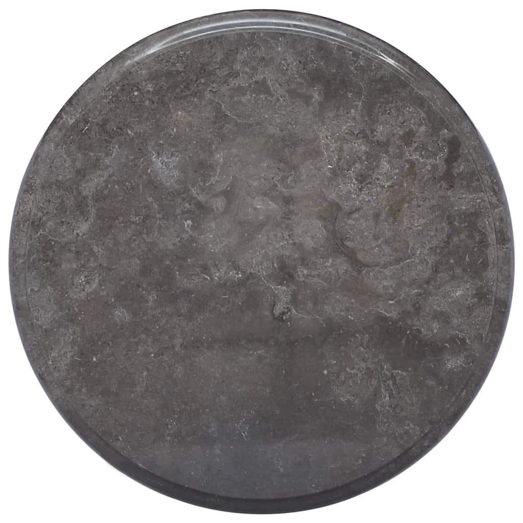 vidaXL Pöytälevy musta Ø40x2,5 cm marmori