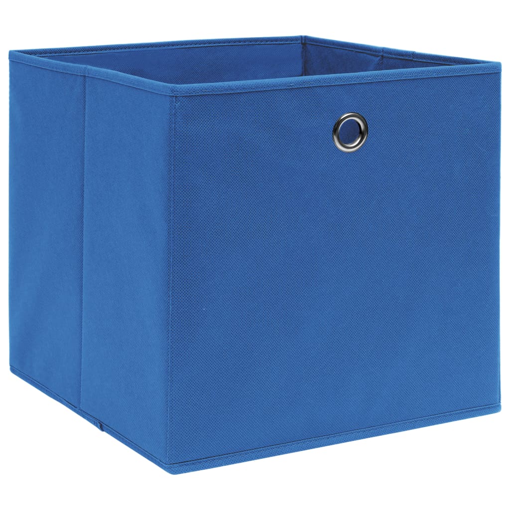 vidaXL Säilytyslaatikot 4 kpl sininen 32x32x32 cm kangas